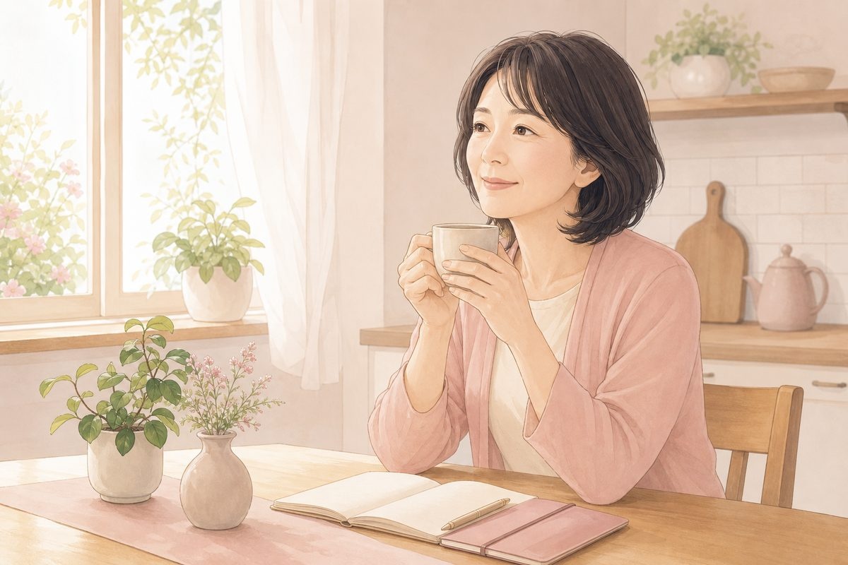 子宮脱の治療の選択肢について考える女性のイラスト