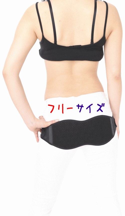 下半身美人ベルトを後ろから見た装着イメージ